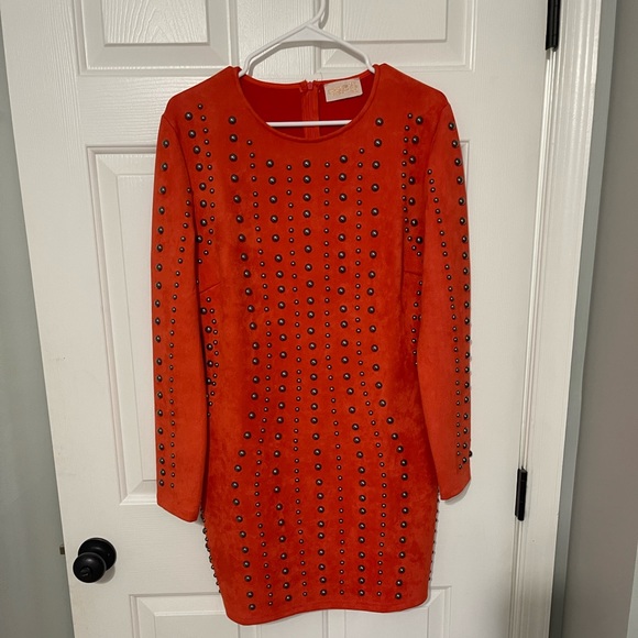 ASOS Dresses & Skirts - Orange ASOS beaded dress